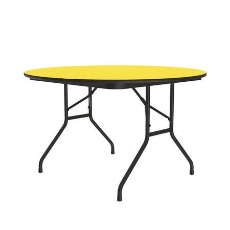 CF HPL Folding Tables 48 Round Yellow